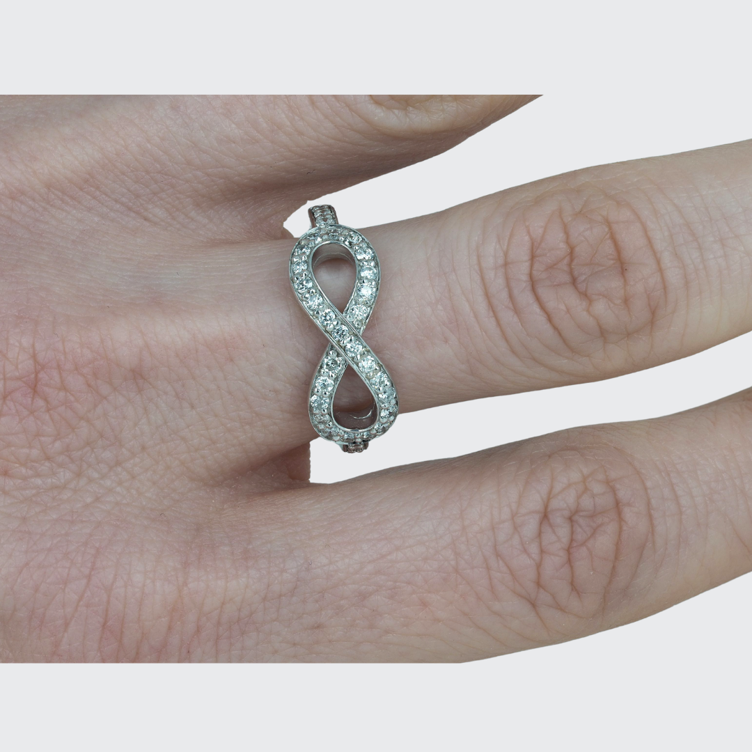 Diamond Ring Natural Diamonds in 14K White Gold