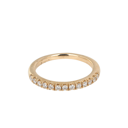 Diamond Wedding Band Natural Diamonds in 14K Yellow Gold