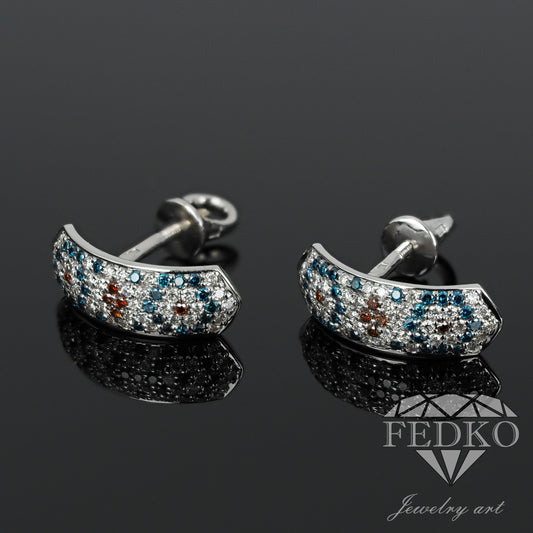 Earrings "Embroidery"